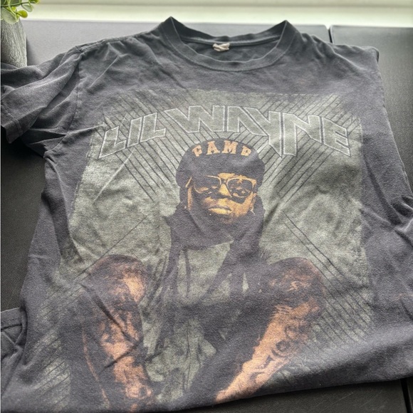 Lil Wayne Graphic Band Tee Black Size Medium - Picture 5 of 5